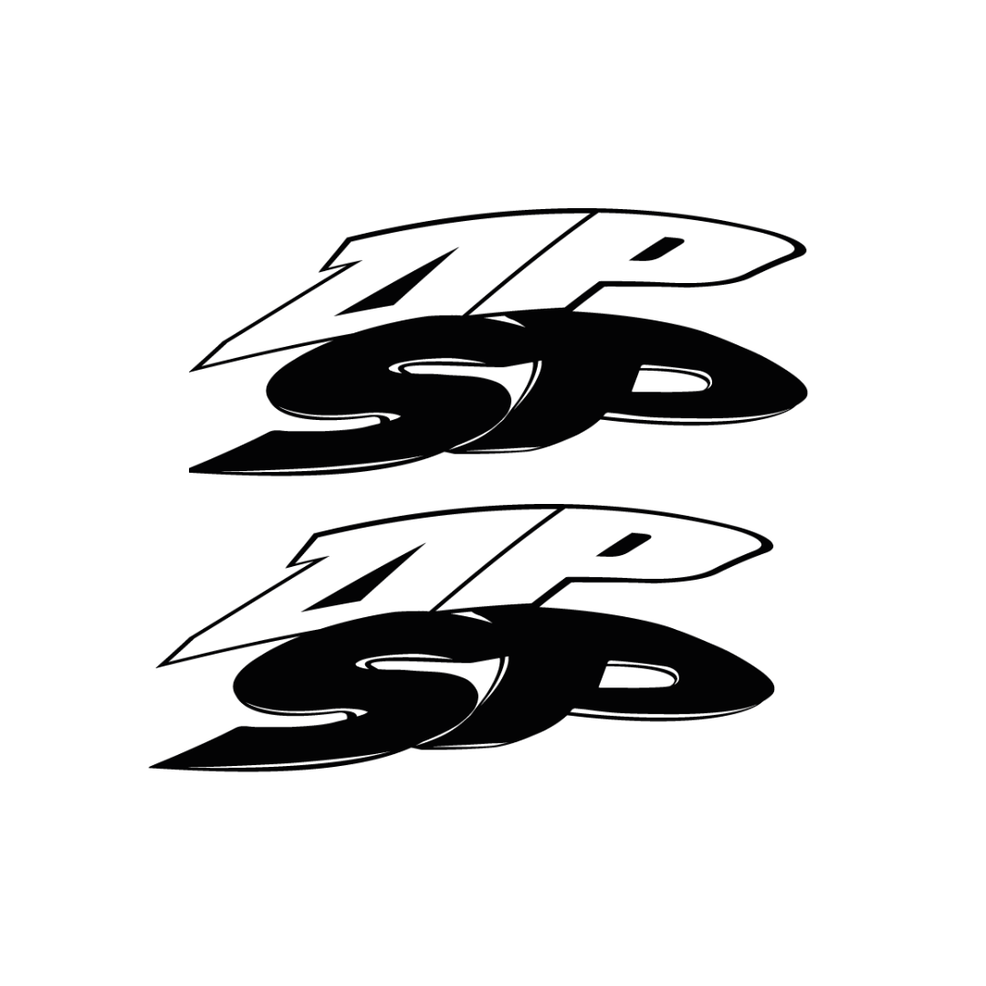 Stickerset Achterkap Piaggio Zip