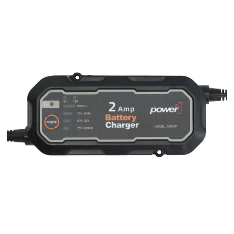 Acculader Power1 6V & 12V 2AMP