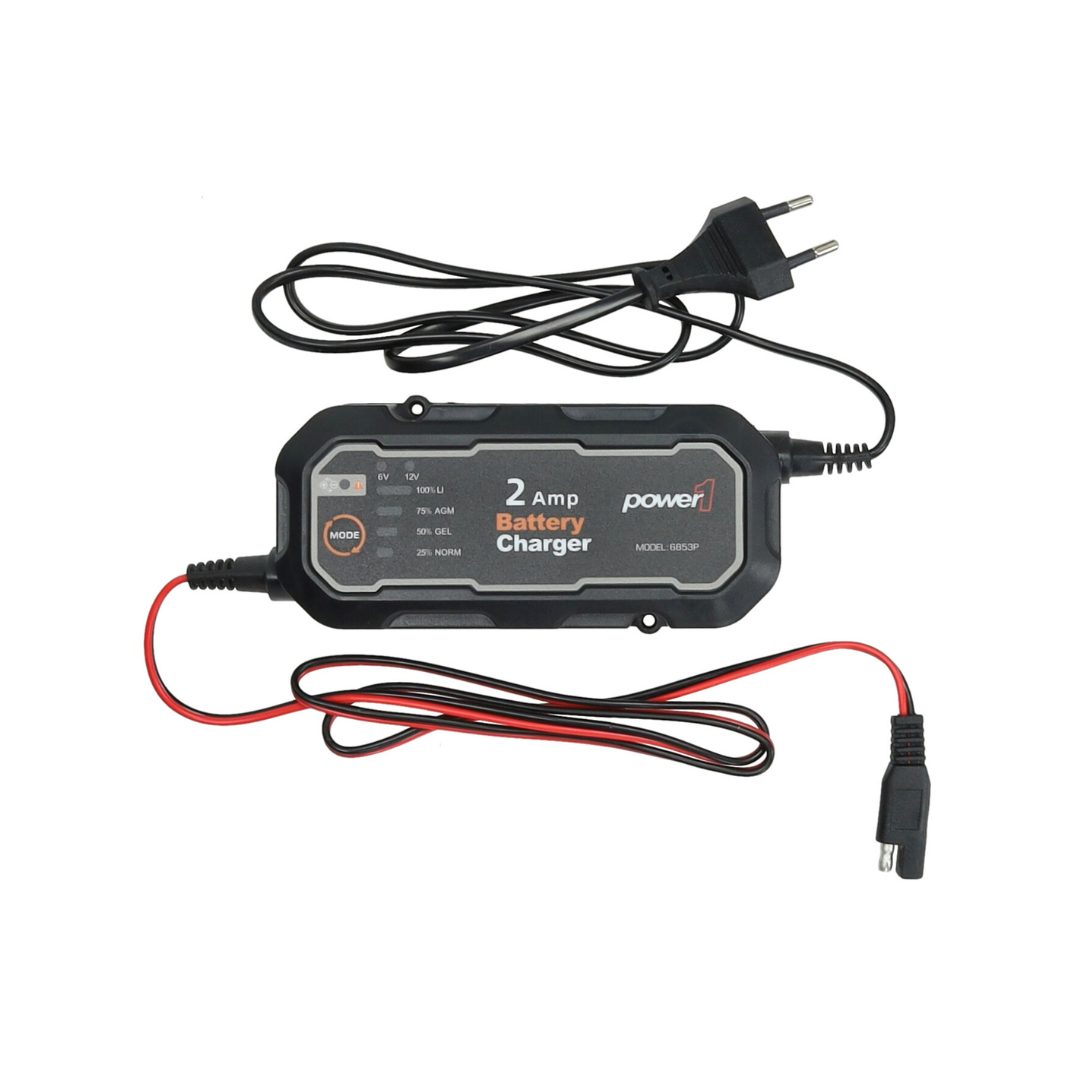 Acculader Power1 6V & 12V 2AMP