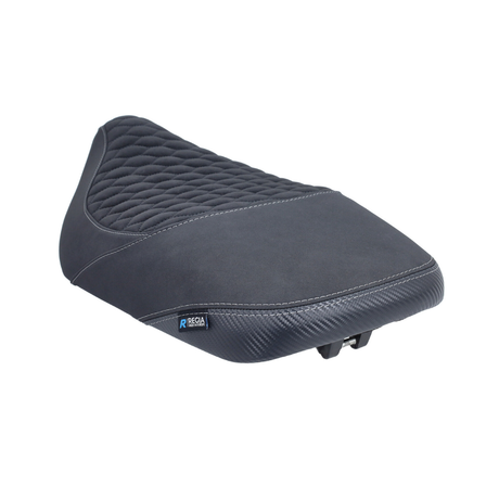 Housse de selle Alcantara / Carbone Gilera Runner SP Noir / Gris