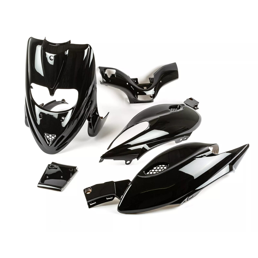 Kappenset Gilera Stalker Zwart Glans 5-Delig