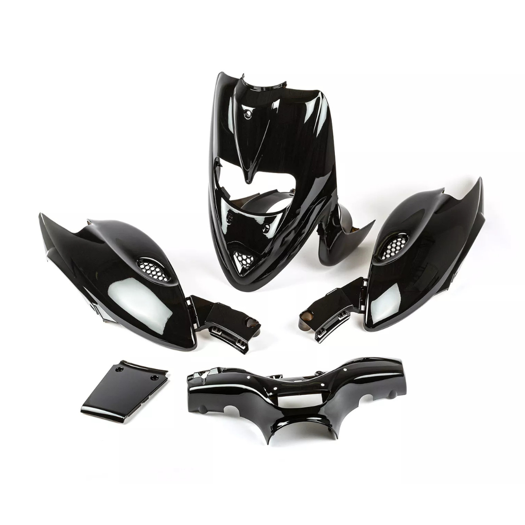 Kappenset Gilera Stalker Zwart Glans 5-Delig