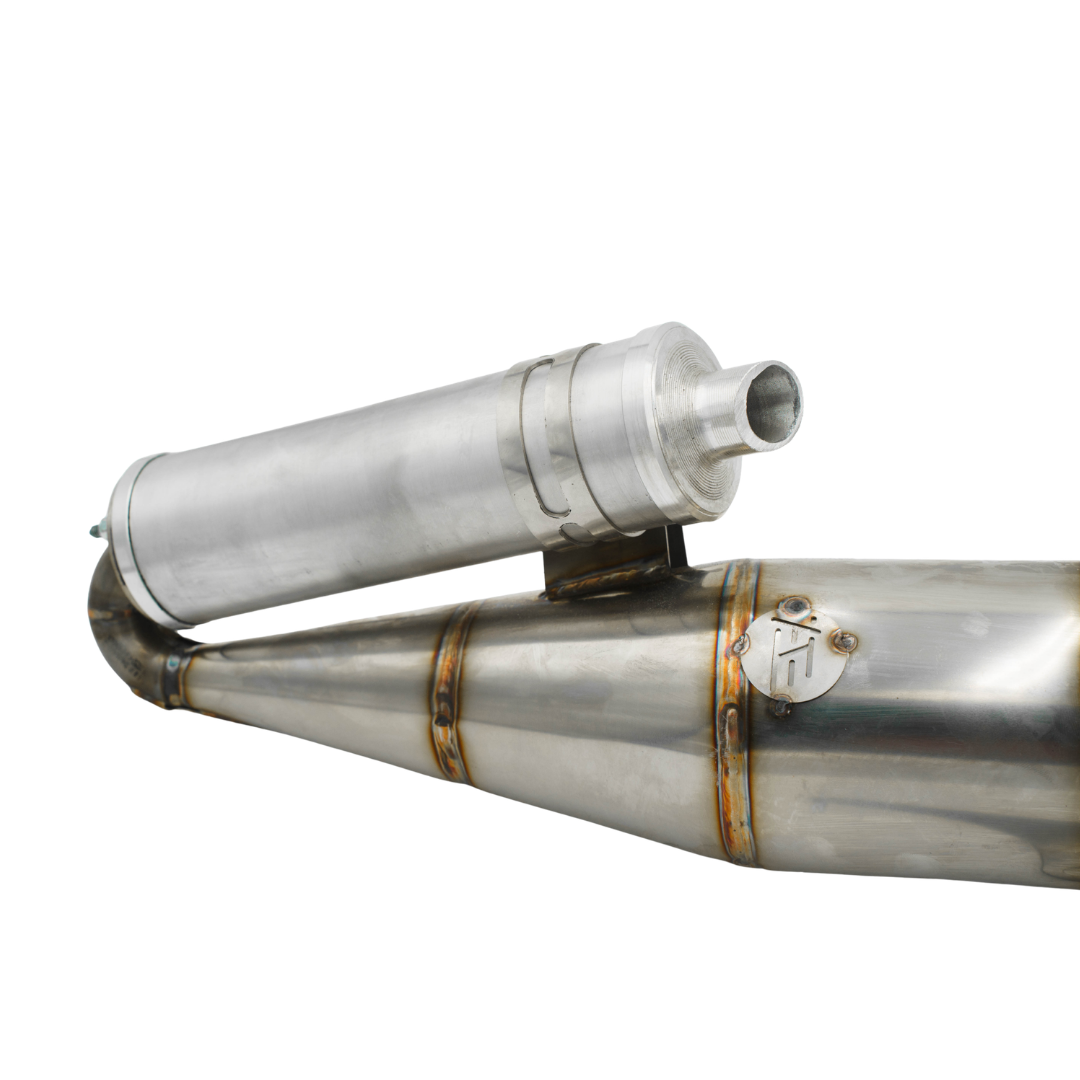 Pot d'échappement HT Torque Piaggio / Gilera 125-180cc 2 Temps