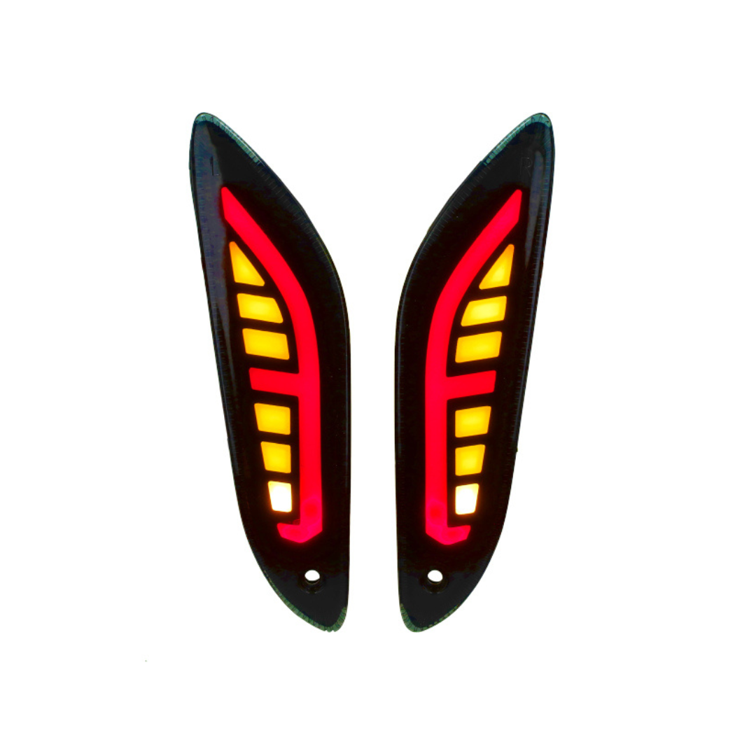 Ensemble de clignotants LED arrière Power1 Sport Fumé Vespa Sprint / Primavera