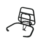Porte-bagages arrière brillant noir Vespa LX / S
