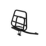 Porte-bagages arrière brillant noir Vespa LX / S