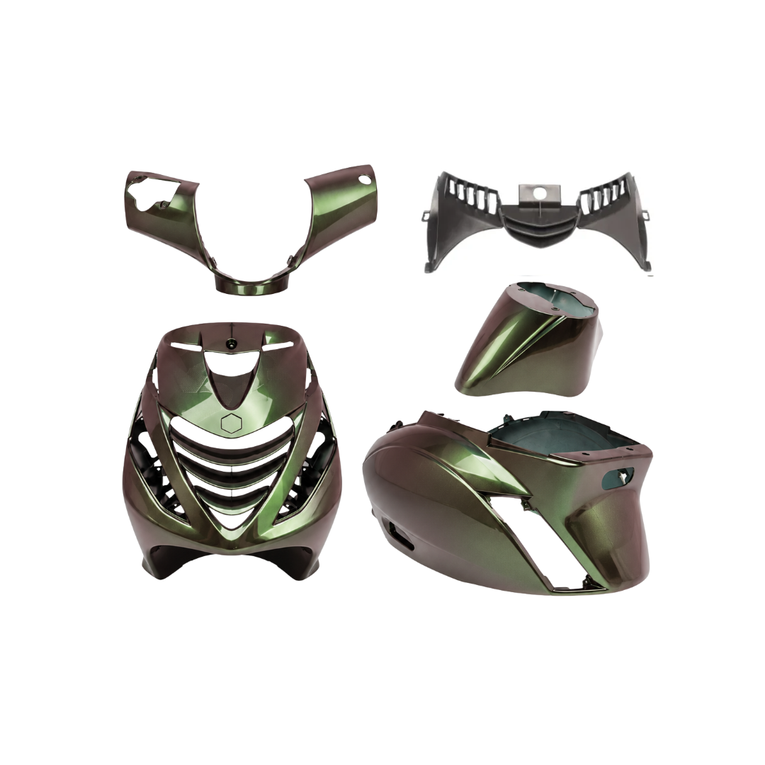 Ensemble de carénages SP Piaggio Zip Caméléon Scarabée