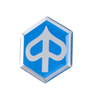 3D Piaggio Logo Sticker Origineel