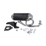 TurboKit Auspuff Piaggio Zip IGET 4T 3V Euro 5 Chrom
