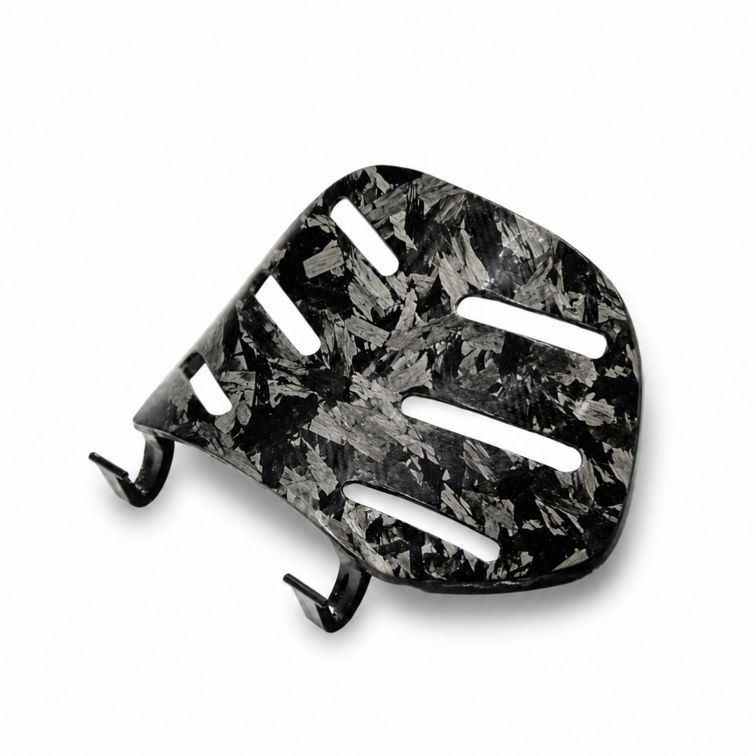 Beinschutzventil Piaggio Zip Forged Carbon + Kühllöcher