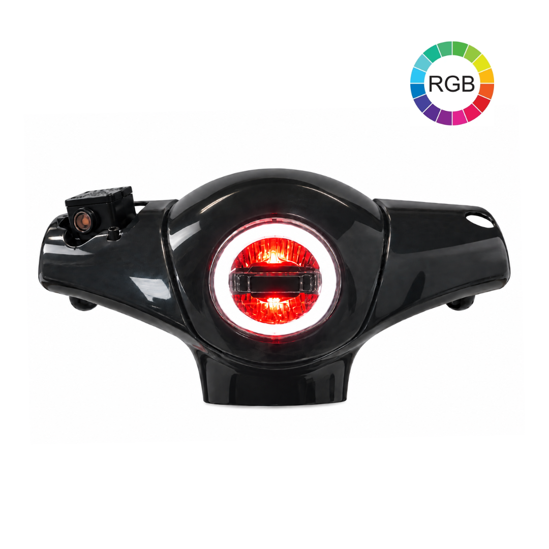 RGB Angel Eye Headlight Piaggio Zip / Vespa Fenom