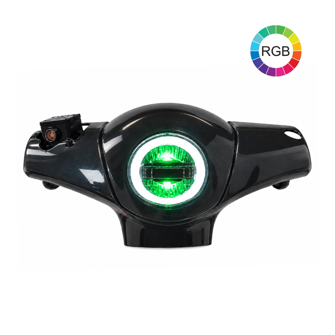 RGB Angel Eye Headlight Piaggio Zip / Vespa Fenom