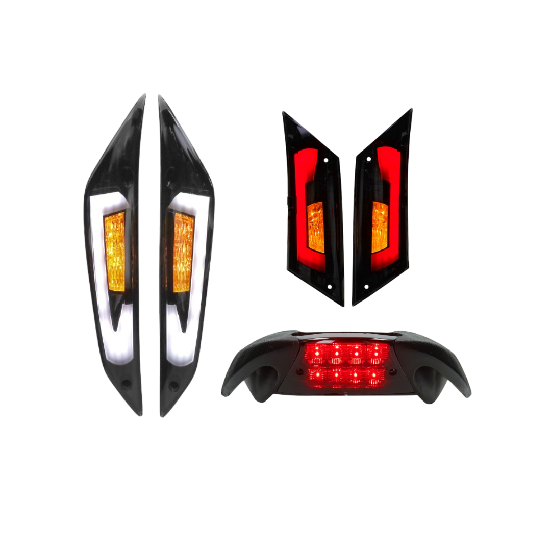 Set di luci lampeggianti a LED Power1 + pacchetto di luce posteriore Piaggio Zip