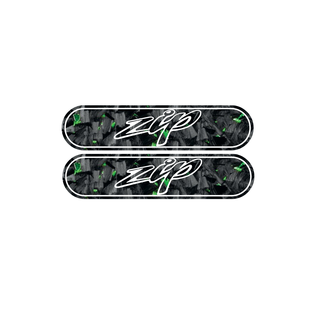 3D Reflectors Zip Forged Carbon