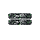 3D Reflectors Zip Forged Carbon