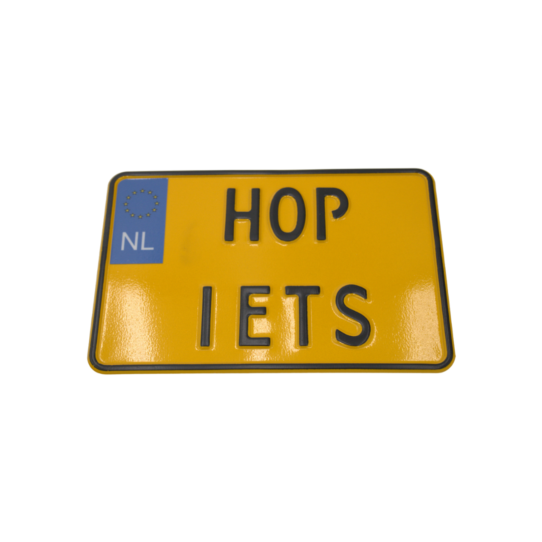 Dutch motorcycle plate hop something