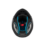 Helmet mt streetfighter sv stripe matt black