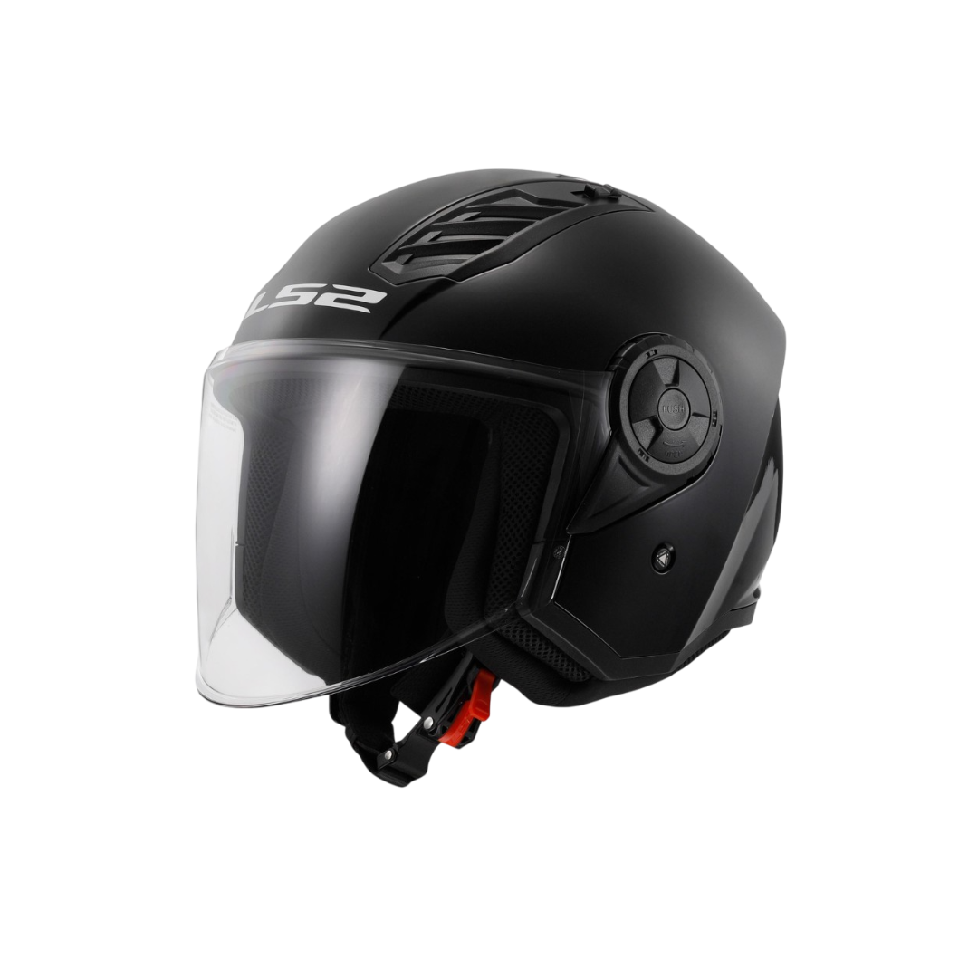 LS2 Jethelm Air Flow Mat Black
