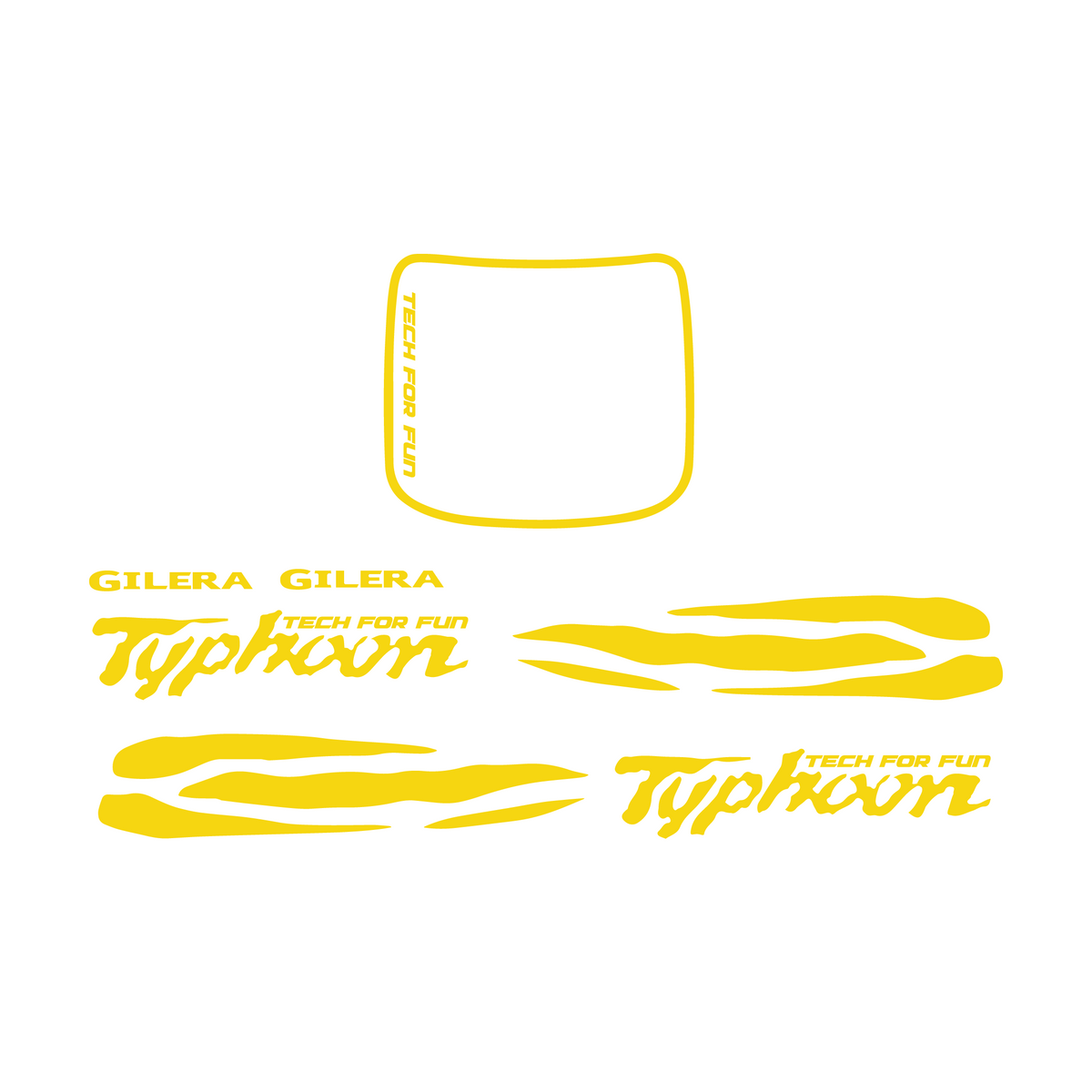 Stickerset Waves Piaggio / Gilera Typhoon