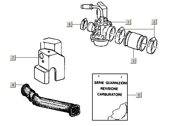 Gilera ICE 50 2T E2 2002-2005 – Carburateur