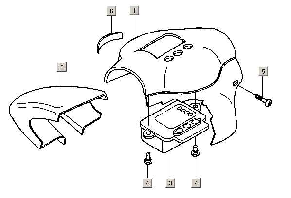 Gilera ICE 50 2T E2 2002-2005 – Kilometerteller