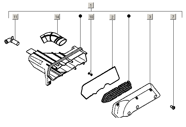 Gilera ICE 50 2T E2 2002-2005 – Luchtfilter