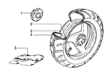 Gilera Runner 180 2T FXR E1 1998-2002 – Achterwielvelg