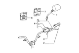 Gilera Runner 180 2T FXR E1 1998-2002 – Hoofdremcilinder Rechts Gaskabel