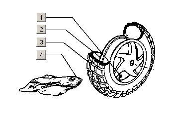 Gilera Stalker 50 2T E1 1998-2005 – Achterwiel Velg