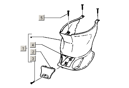 Gilera Stalker 50 2T E1 1998-2005 – Motorscherm