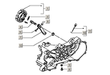 Gilera Stalker 50 2T E1 1998-2005 – Remklauw Achter Remblokken Achter Rempomp