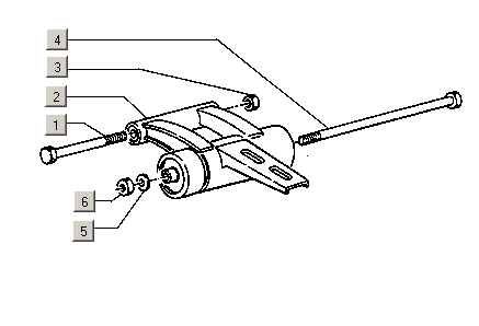 Gilera Stalker 50 2T E1 1998-2005 – Schommelarm