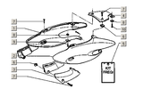 Gilera Stalker 50 2T E1 1998-2005 – Zijscherm