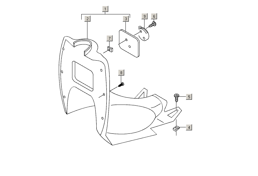Gilera Stalker 50 2T E2 2005-2006 – Binnenbekleding