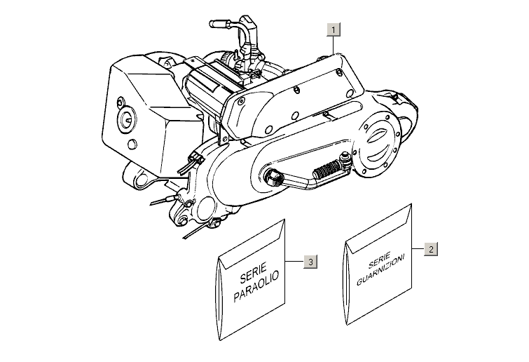 Gilera Stalker 50 2T E2 2005-2006 – Motor