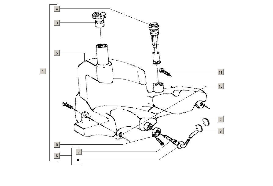 Gilera Stalker 50 2T E2 2005-2006 – Olietank