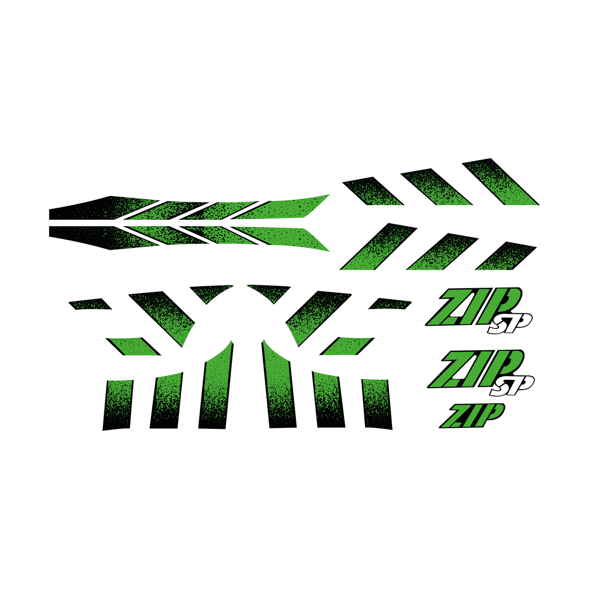 Sticker set Piaggio ZIP SP H2O