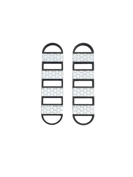 4 Stripes Reflector Piaggio Zip Wit Reflectoren