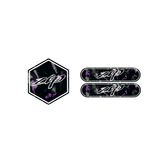 Forged Carbon Voorkap Logo + Reflector Zip Bundel