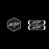 Carbon Zip Voorkap Logo + Reflector Bundel