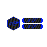 Carbon Zip Voorkap Logo + Reflector Bundel