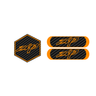 Carbon Zip Front Hood Logo + Reflector Bundle