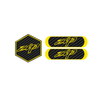 Carbon Zip Front Hood Logo + Reflector Bundle
