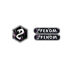 Logo de capot avant en carbone forgé Fenom + réflecteur