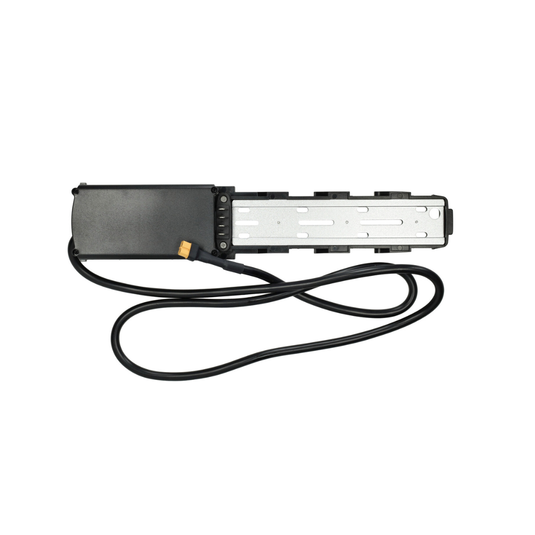 Accuhouder Met Kabel 2-Polig Oranje Stekker V8 / V20 Fatbike