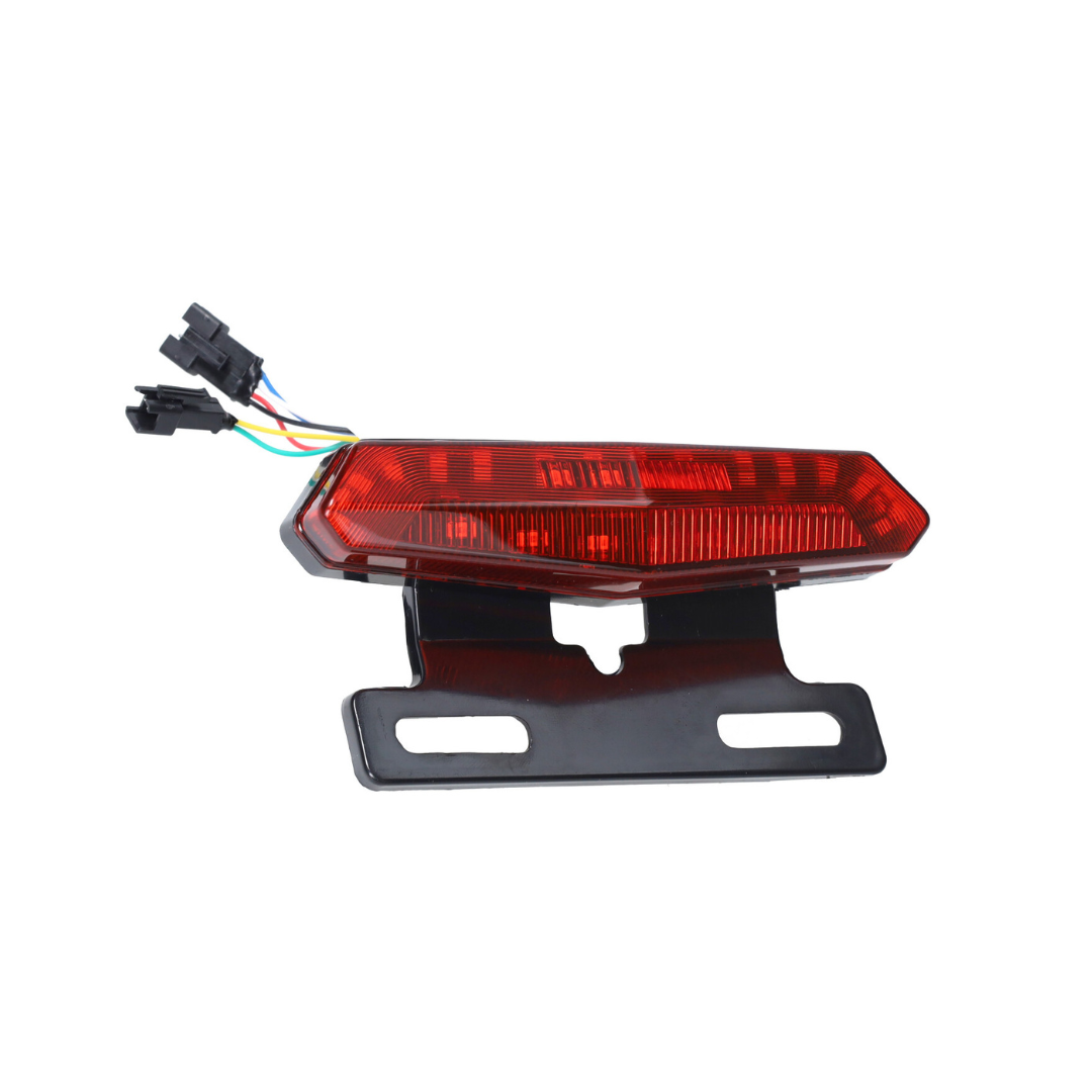 Feu arrière LED 1x4 - 1x2 Pôles Fiche H5C + Clignotants V8 / V20 Fatbike