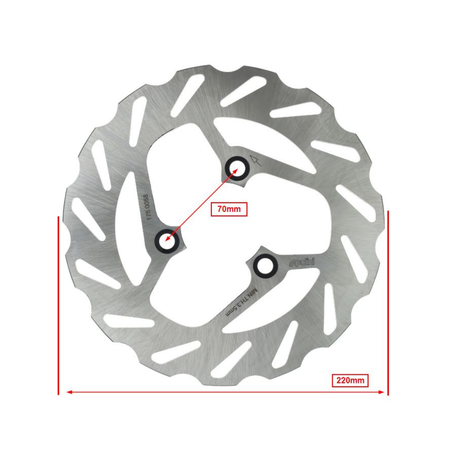 Polini Wave Remschijf MBK Booster 220MM 3-Gaats 175.0058