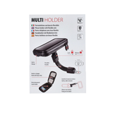 Porta Cellulare Lampa Specchio Mount 110x160x30MM Nero Scooter/Fatbike