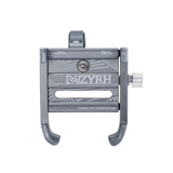 Phone Holder Adjustable Aluminum Gray Scooter/Fatbike