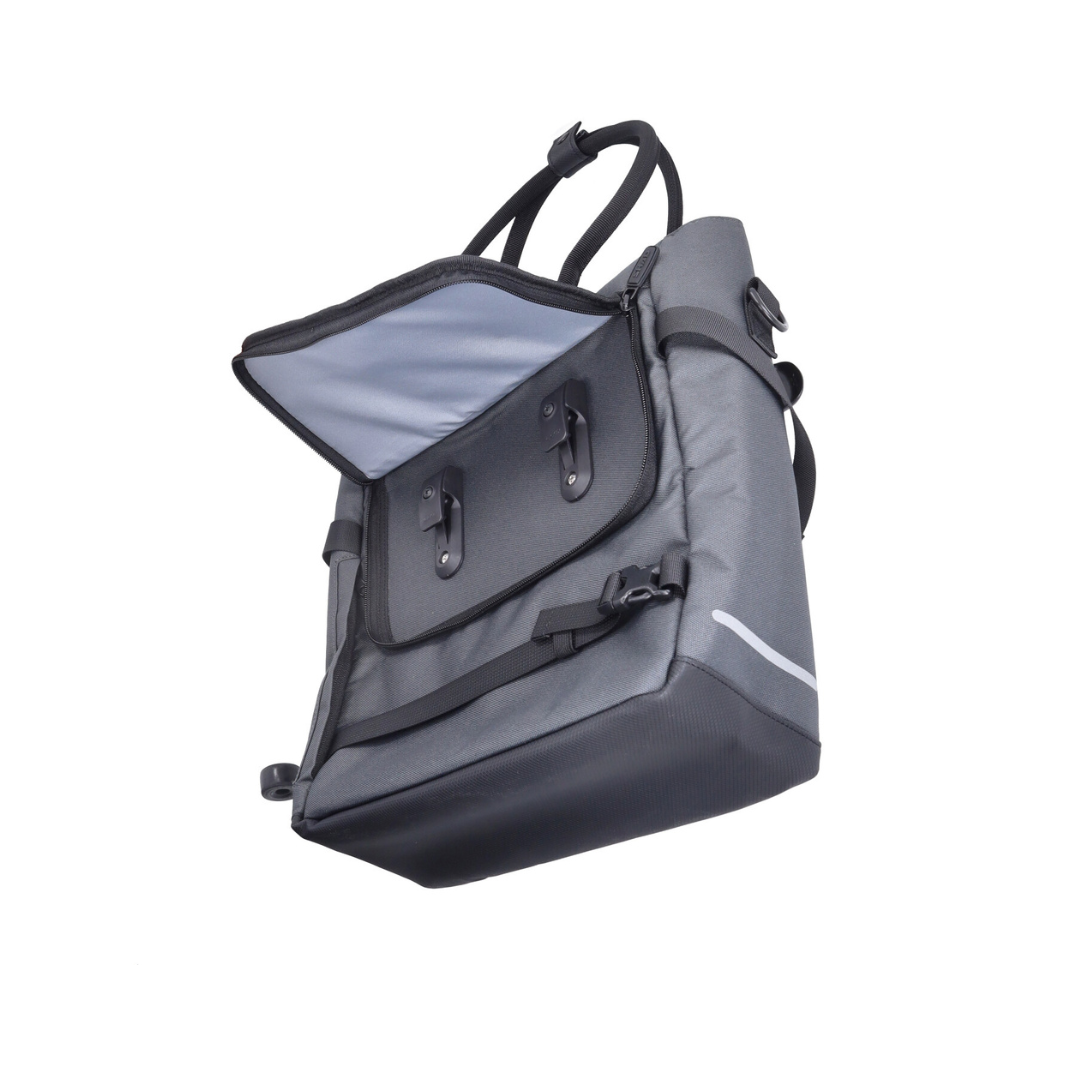 Side Bag Shad Removable Rear Carrier 16L Gray Fatbike